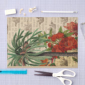 Vintage Tropenpalme Seidenpapier (Handwerk)