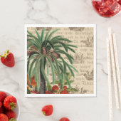 Vintage Tropenpalme Serviette (Beispiel)