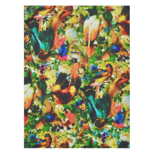 Vintage Tropenwälder Tischdecke