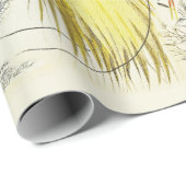 Vintage Tropenwälder und Paradiesvögel Geschenkpapier (Rolleneckpunkt)