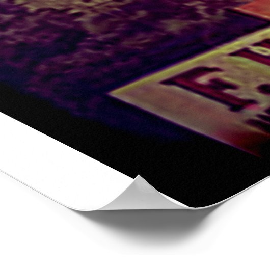 Vintage Tropic-Bier-Werbung Poster (Ecke)