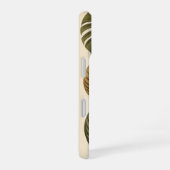 Vintage Tropical Leaves iPhone 16 Hülle (Rechte Seite)