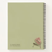 Vintage Tropicals: Maui Protea Notizblock (Rückseite)