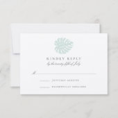 Vintage Tropics-RSVP-Karte RSVP Karte (Vorderseite)