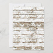 Vintage tropische Ananas-Baby-Dusche Einladung (Rückseite)