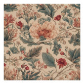 Vintage tropische Blume Antike Poster (Vorderseite)