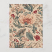 Vintage tropische Blume Antike Postkarte (Vorderseite)