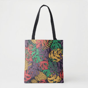 Vintage tropische Blume nahtlos Tasche