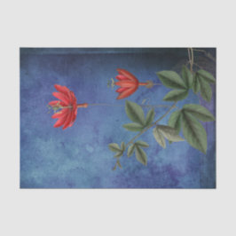 Vintage tropische Blume Seidenpapier