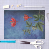 Vintage tropische Blume Seidenpapier (Handwerk)