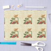 Vintage tropische Blume Seidenpapier (Handwerk)