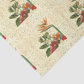 Vintage tropische Blume Seidenpapier (Ausschnitt)