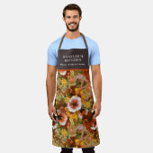 Vintage tropische Blutungen Schürze (Getragen)