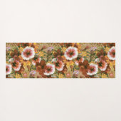 Vintage tropische Blutungen Yogamatte (Rückseite (Horizontal))