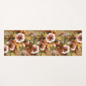 Vintage tropische Blutungen Yogamatte (Vorderseite (Horizontal))