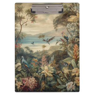 Vintage Tropische Botanik Luxus Künstler- Klemmbrett