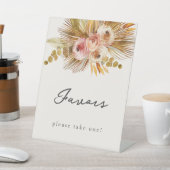 Vintage tropische Flora-Favoriten Sockelschild (In SItu)