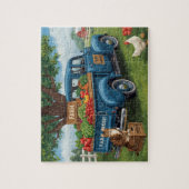 Vintage Truck Farm Produce Art Puzzle (Vertikal)