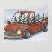 Vintage Truck Postcard Postkarte (Vorderseite)