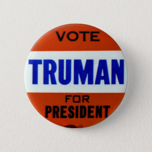 Vintage Truman-Kampagnen-Knopf-Abstimmung für Button