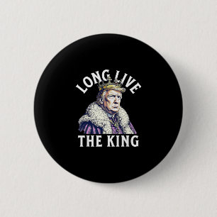 Vintage Trump Lang lebe der König Amerikanischer P Button