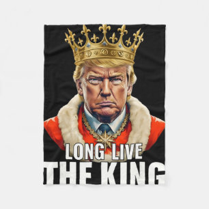 Vintage Trump Lang lebe der König Amerikanischer P Fleecedecke
