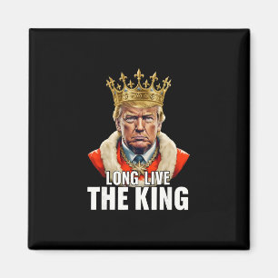 Vintage Trump Lang lebe der König Amerikanischer P Magnet