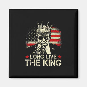 Vintage Trump Lang lebe der König Amerikanischer P Magnet