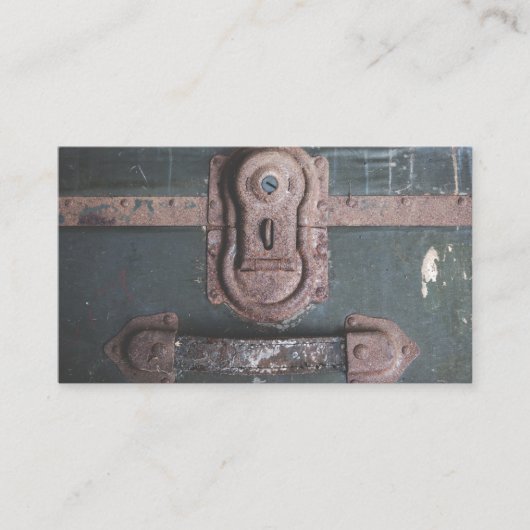 Vintage Trunk Visitenkarte (Vorderseite)