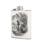 Vintage Truthähne - personalisierte die Flachmann (Links)