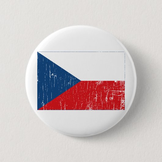 Vintage Tschechische Republik Button (Vorderseite)