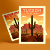 Vintage Tucson Postkarte