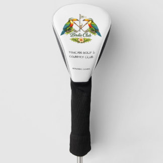 Vintage-Tukan-Birdie-Club-personalisiertes Golf Headcover