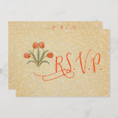 Vintage Tulip Morris Malersammlung Einladung (Vorne/Hinten)