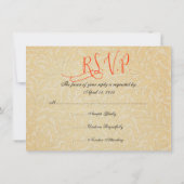 Vintage Tulip Morris Malersammlung Einladung (Rückseite)