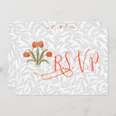 Vintage Tulip Morris Malersammlung Einladung (Vorne/Hinten)