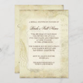 Vintage Tulips Angel Wings Roter Tee Einladung (Vorne/Hinten)