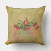 Vintage Tulips Kissen (Vorderseite)