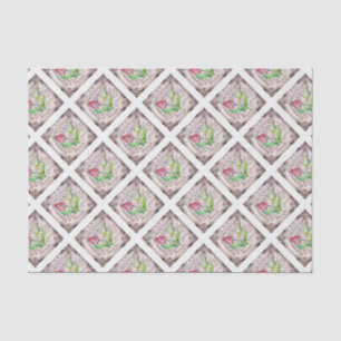 Vintage Tulips Seidenpapier