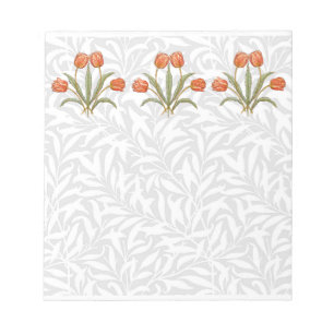 Vintage-Tulpen-Morris-Malerei-Kollektion Notizblock