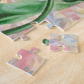 Vintage Tulpen-Paar-Kunstpuzzle im Retro-Stil Puzzle (Seite)