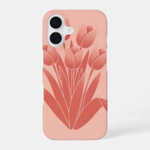 Vintage-Tulpenstrauß iPhone 16 Hülle