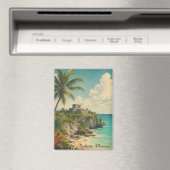 Vintage Tulum Mexiko Magnet (In Situ (Geschirrspüler))