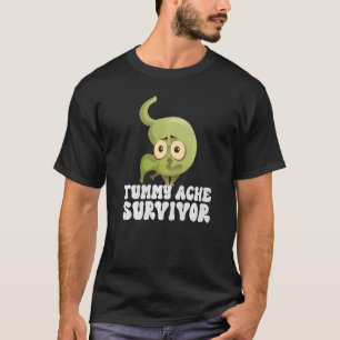 Vintage TUMMA ACHE SURVIVOR Stomach Ache IBS Men T-Shirt