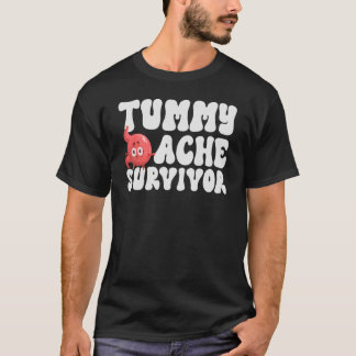 Vintage TUMMA ACHE SURVIVOR Stomach Ache IBS Men T-Shirt