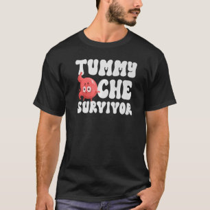 Vintage TUMMY ACHE ÜBERLEBENDER Magenschmerzen IBS T-Shirt