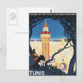 Vintage Tunis Afrika Postkarte (Vorne/Hinten)