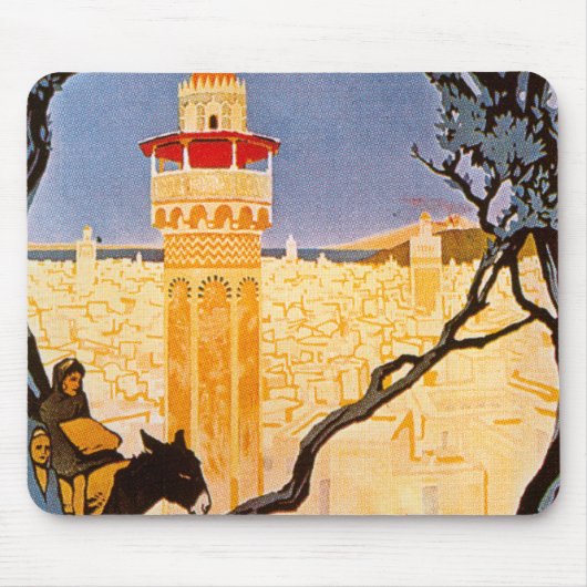 Vintage-Tunis-Mauspad Mousepad (Vorne)
