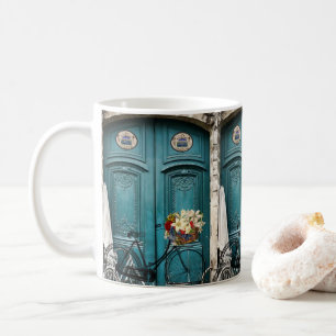 Vintage Tür Fahrrad Tasse