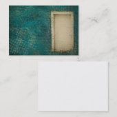 Vintage Tür-Hintergrund-Geschäfts-Karten Visitenkarte (Vorne/Hinten)